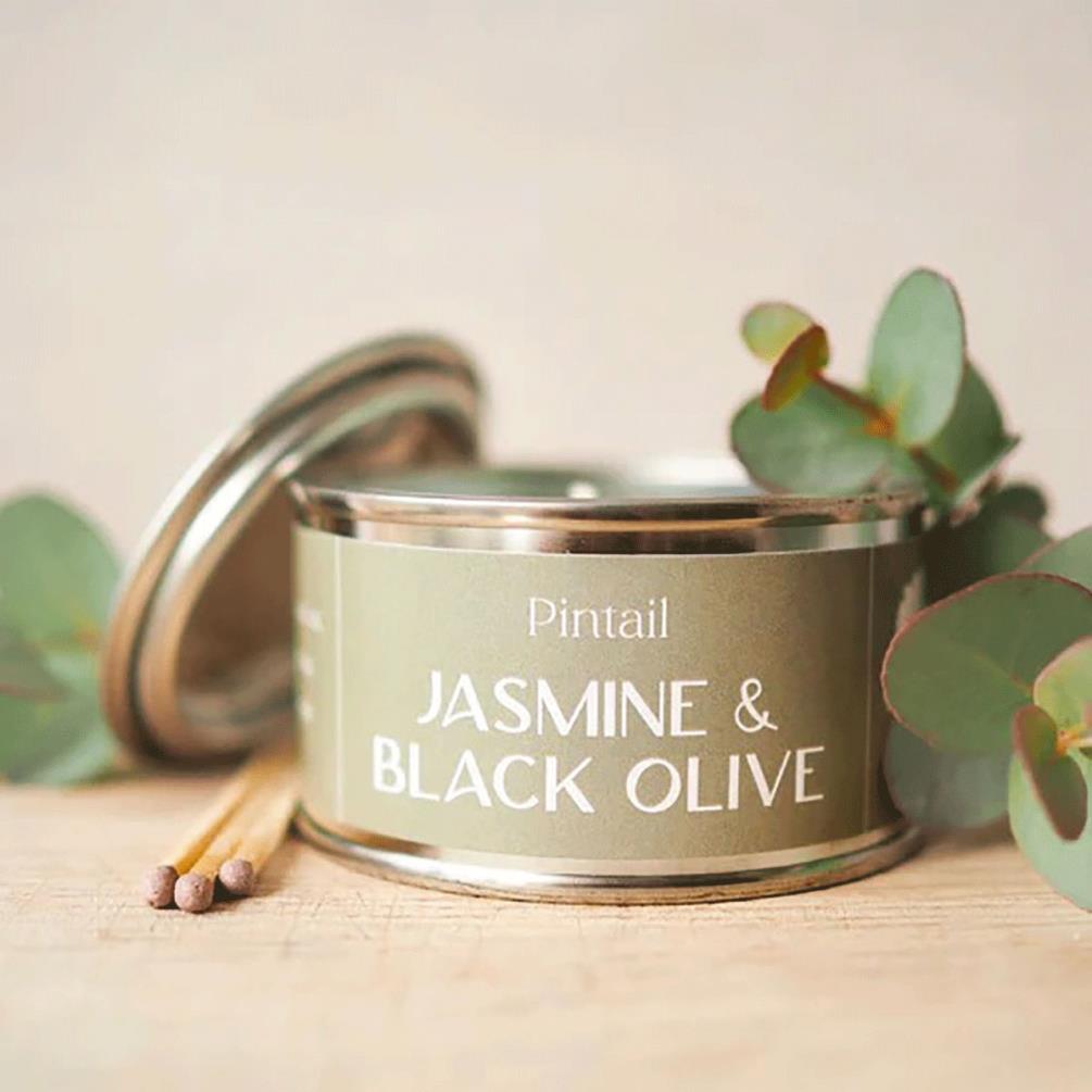 Pintail Candles Jasmine & Black Olive Paint Pot Candle Extra Image 3